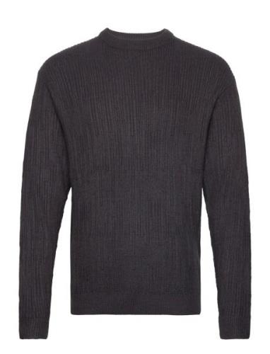 Rrjett Knit Tops Knitwear Round Necks Black Redefined Rebel