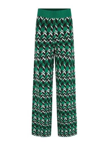 Cabery Bottoms Trousers Wide Leg Green Baum Und Pferdgarten