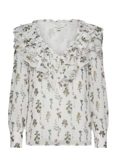 Avarose Tops Blouses Long-sleeved White Ted Baker London