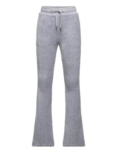 Diamante Velour Bootcut Bottoms Sweatpants Grey Juicy Couture