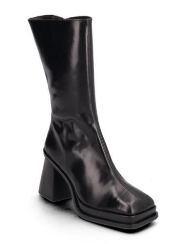 Booties Shoes Boots Ankle Boots Ankle Boots With Heel Black Billi Bi