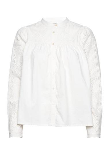 Shirt Tops Shirts Long-sleeved White Sofie Schnoor