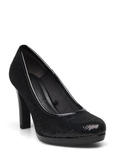 Women Court Sho Shoes Heels Pumps Classic Black Tamaris