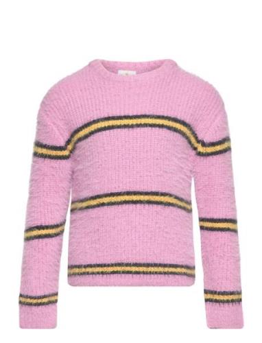 Tndada Knit Pullover Tops Knitwear Pullovers Pink The New