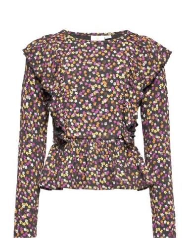 Tnhollie L_S Tee Tops Blouses & Tunics Multi/patterned The New