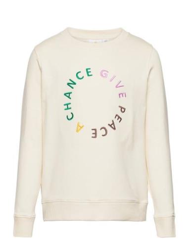 Tnhareem Sweatshirt Tops Sweat-shirts & Hoodies Sweat-shirts Cream The...