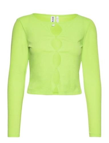 Saylorrs Blouse Tops T-shirts & Tops Long-sleeved Green Résumé