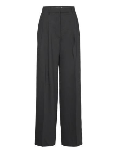 Enzo - Classic Gabardine Bottoms Trousers Wide Leg Black Day Birger Et...