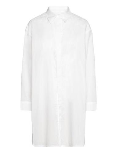 Aspen - Daily Cotton Tops Shirts Long-sleeved White Day Birger Et Mikk...