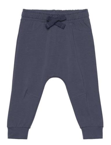 Cozy Me Dart Pants Baby Bottoms Sweatpants Navy Müsli By Green Cotton