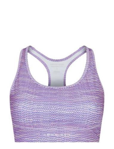 Flattering Printed Sportsbra Sport Bras & Tops Sports Bras - All Purpl...