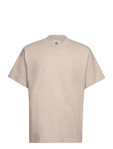 C Tee Sport T-shirts Short-sleeved Beige Adidas Originals