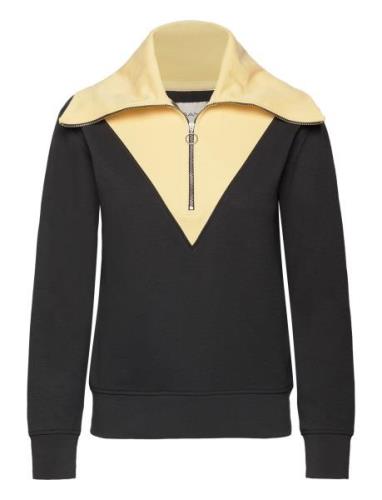 Reg Half Zip Color Block Sweat Tops Sweat-shirts & Hoodies Sweat-shirt...