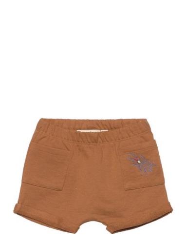 Sgflair Emb Bugs Shorts Bottoms Shorts Brown Soft Gallery