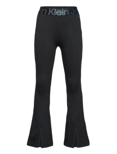 Punto Tape Flare Pants Bottoms Trousers Black Calvin Klein