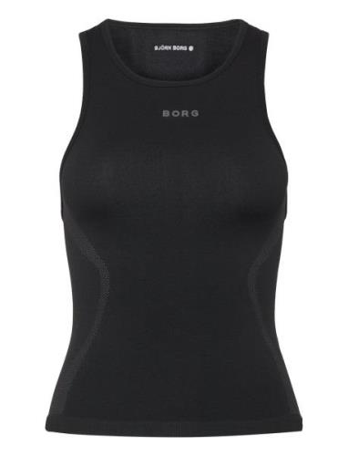 Borg Running Seamless Tank Tops T-shirts & Tops Sleeveless Black Björn...