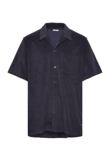 Borg Toweling Pool Shirt Tops Shirts Short-sleeved Navy Björn Borg