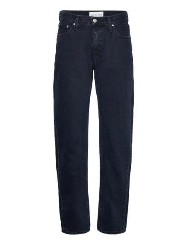 Low Rise Straight Bottoms Jeans Straight-regular Blue Calvin Klein Jea...