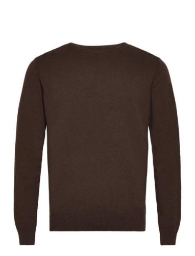 Incommondale Tops Knitwear Round Necks Brown INDICODE