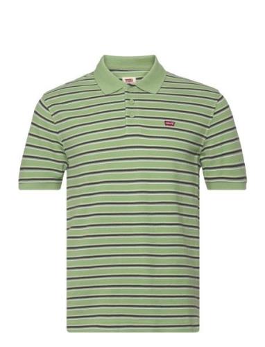 Levis Hm Polo Hopscotch Stripe Tops Polos Short-sleeved Green LEVI´S M...