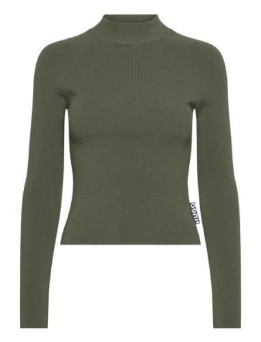 Sopie Tops Knitwear Jumpers Green HUGO