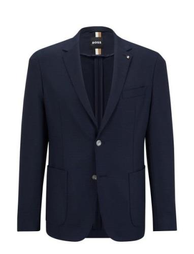 C-Hanry-224 Suits & Blazers Blazers Single Breasted Blazers Navy BOSS