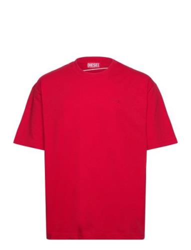 T-Boggy-Megoval-D T-Shirt Tops T-shirts Short-sleeved Red Diesel