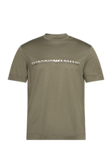 T-Shirt Designers T-shirts Short-sleeved Green Emporio Armani