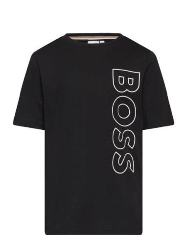 Short Sleeves Tee-Shirt Tops T-shirts Short-sleeved Black BOSS