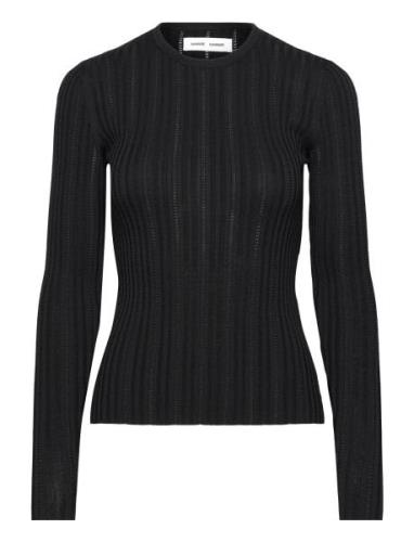 Lea Crew Neck 15025 Tops Knitwear Jumpers Black Samsøe Samsøe