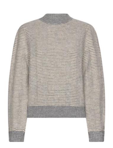 Nuzita Pullover Tops Knitwear Jumpers Grey Nümph