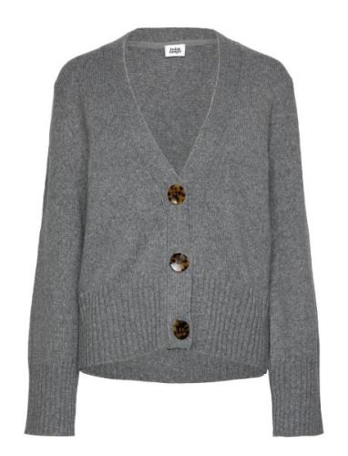 Wrenley Cardigan Tops Knitwear Cardigans Grey Twist & Tango