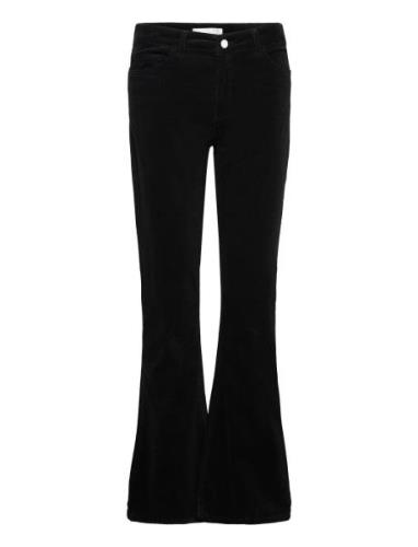 Eva Flare Trousers Bottoms Trousers Flared Black Fabienne Chapot