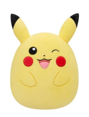 Squishmallows 50 Cm Pokemon Winking Pikachu Toys Soft Toys Stuffed Ani...