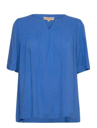 Sc-Radia 168 Tops T-shirts & Tops Short-sleeved Blue Soyaconcept