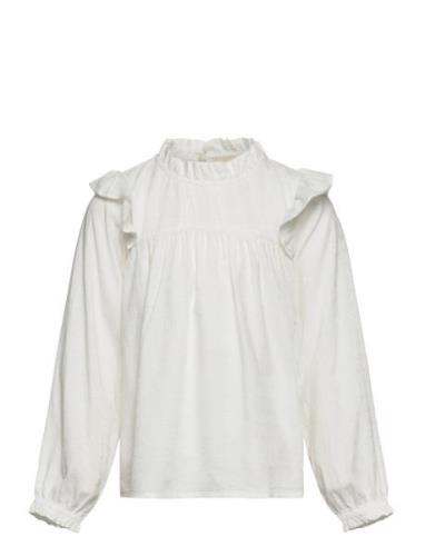 Blouse Dobby Tops Blouses & Tunics White Creamie