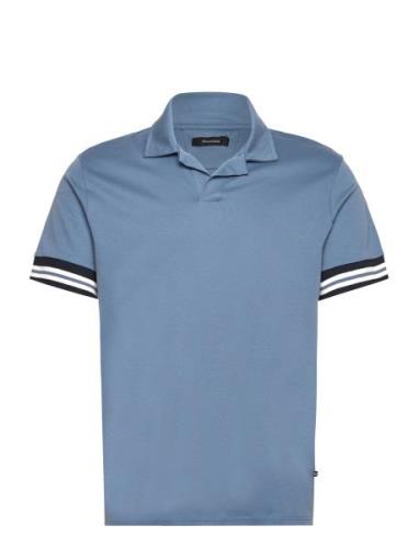 Majerod Resort Polo Tops Polos Short-sleeved Blue Matinique