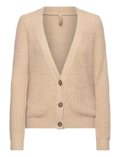 Sc-Glenda Tops Knitwear Cardigans Beige Soyaconcept