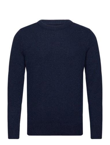 Pullover Long Sleeve Tops Knitwear Round Necks Navy Marc O'Polo