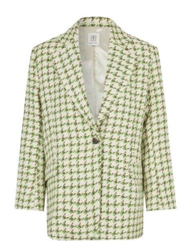 Ville Blazer Blazers Single Breasted Blazers Green Second Female