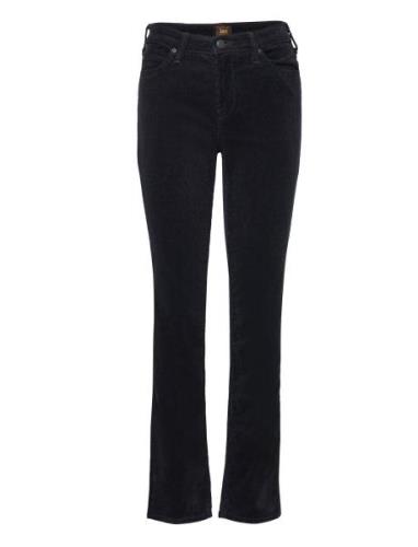 Marion Straight Bottoms Jeans Straight-regular Black Lee Jeans