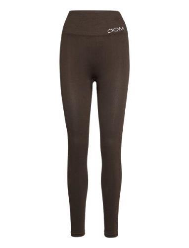 Cora Sport Running-training Tights Brown Drop Of Mindfulness