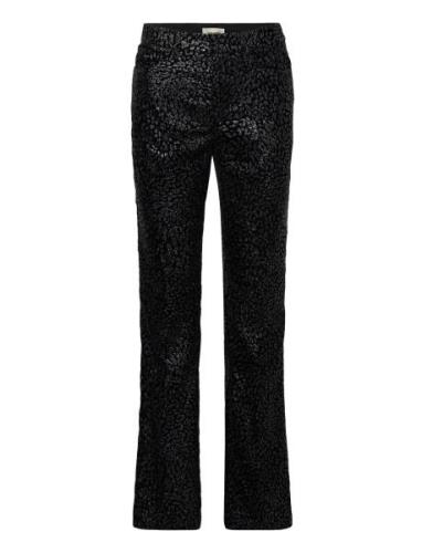 Pistol Velvet Glitter Bottoms Trousers Straight Leg Black Zadig & Volt...