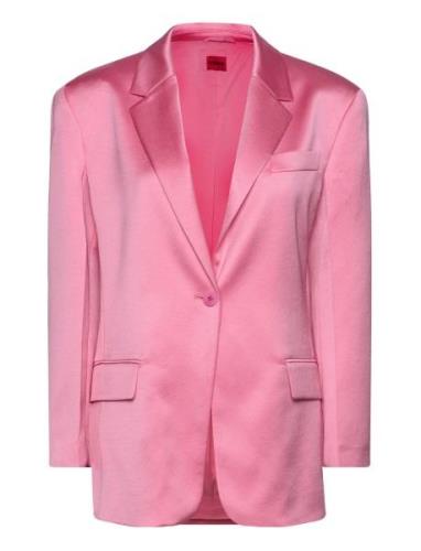 Agura-1_In Blazers Single Breasted Blazers Pink HUGO