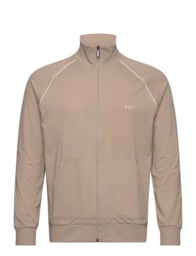 Mix&Match Jacket Z Tops Sweat-shirts & Hoodies Sweat-shirts Beige BOSS