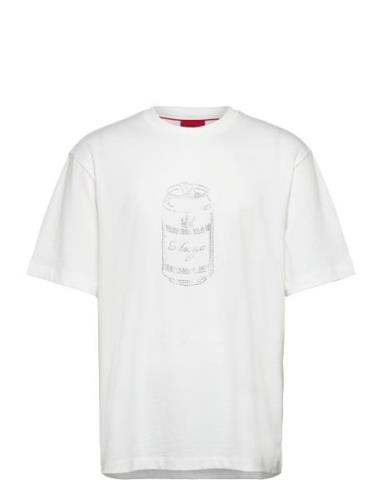 Deondrin Designers T-shirts Short-sleeved White HUGO