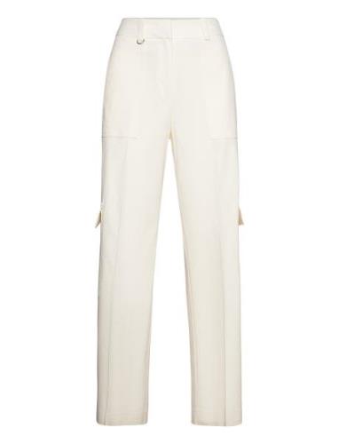 Teneria Bottoms Trousers Straight Leg Cream BOSS