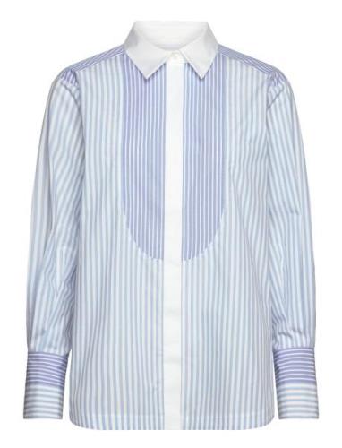 Betallina Tops Shirts Long-sleeved Blue BOSS