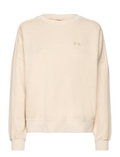 C_Emina Tops Sweat-shirts & Hoodies Sweat-shirts Beige BOSS