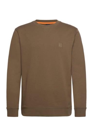 Westart Tops Sweat-shirts & Hoodies Sweat-shirts Khaki Green BOSS